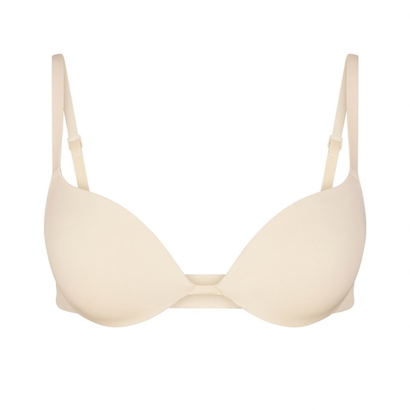 SKIMS Custom Push-Up Plunge Bra Sand Nude 34DD (SK0021) NWT - Picture 2 of 6